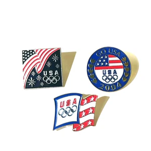 Konvolut 3 Olympia Pins 2004 2002 Sommer Winter Supporter Pinbacks - Bild 1 von 7