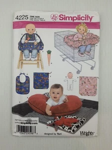 Simplicity Sewing Pattern 4225 Baby Accessories Pattern Size OSZ NEW - Picture 1 of 2