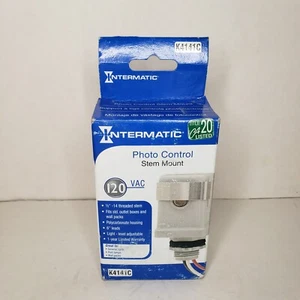 Intermatic K4141C Photo Control 120 VAC 1/2" Stem Mount - Picture 1 of 5