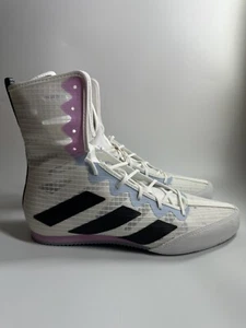 adidas Men’s 6.5 / Women’s 7.5 BOX HOG 4 White Boxing/MMA Training Shoes HP6878 - Picture 1 of 9
