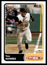 2003 Topps Total 256 Tony Alvarez   Pittsburgh Pirates  Baseball Card