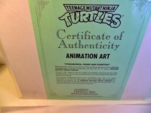 Teenage Mutant Ninja Turtles Original Animation Art 5 Cels Szenen - Bild 1 von 6