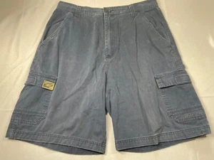 Vintage 90s Gotcha High Rise Button Shorts Size 34 Cargo Surfing Skater Cotton - Picture 1 of 9