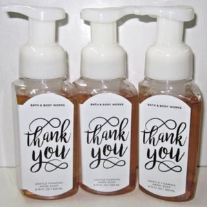 Bath & Body Works Hand Soap Gentle Foaming  vanilla coconut ocean Thank You  x 3 - Picture 1 of 4