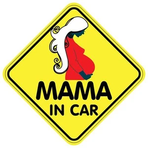 PREGNANT ON BOARD MAMA IN CAR STICKER BABY DECAL CHILD CAR Buy2Get3rd FREE - Picture 1 of 1