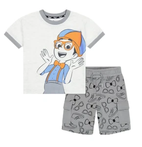Nuevo * BLIPPI SHORTS CONJUNTO DE CAMISETAS CONJUNTO PARA NIÑOS -12 Meses Mercancía con Licencia - Imagen 1 de 8