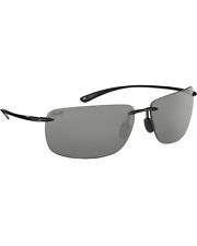 Hobie Men's Gray and Shiny Polarized Rips Sunglasses  Black