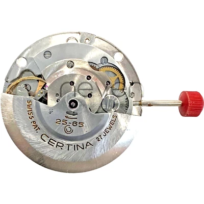 CERTINA - 25-65 - MOVIMIENTO - HECHO EN SUIZA - AUTOMÁTICO - Ø 26MM - PLATEADO - NOS Foto 1 de 4