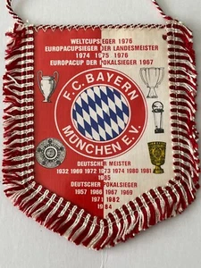 FC Bayern Munchen Pennant 1985 All titles and wins - Picture 1 of 6
