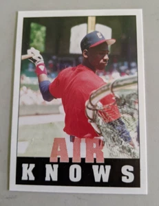 Michael Jordan Baseball AIR KNOWS Promo Card -Near Mint to Mint Condition - Picture 1 of 2