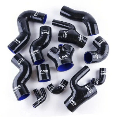 Audi A6 C5 4B S4 B5 Allroad 2.7T Silicone Intercooler Turbo Boost Hose Kit Black - Изображение 1 из 4