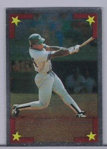 RICKEY HENDERSON 1986 Topps Sticker #155 ⚾E9769⚾