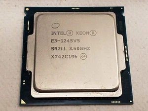 Used Intel Xeon E3-1245 V5 SR2LL 3.50GHz 8MB 4-Core LGA1151 Workstation CPU - Picture 1 of 3
