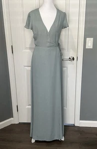 Show Me Your Mumu Noelle Flutter Wrap Dress Wedding Formal Size X-Small - Picture 1 of 5