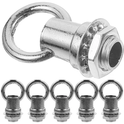 6pcs Ceiling Bolt Hook Fastener Light Fixture Hanging Hook Ring Screw - Image 1 of 4
