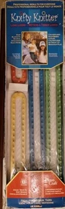Provo Craft Knifty Knitter Kit 4 Piece Long Loom Series Set Knitting 21-0216 - Picture 1 of 1
