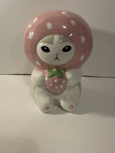Bezaubernde trendige Keramik rosa mit Erdbeere Keramik 🍥 - Bild 1 von 4