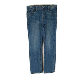 Lucky Brand Boys sz 16 Billy Straight Jeans Blue Denim Medium Wash Faded - Picture 1 of 10