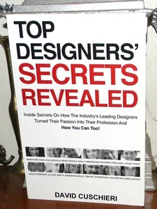 Top Designer's SECRETS REVEALED 1st Edition Book Signed by David Cuschieri 2010 - Picture 1 of 4