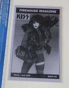 ORIGINAL KISS FANZINE, FEUERWEHRZEITSCHRIFT, MÄRZ / APRIL 1989, AUSGABE #33 - Bild 1 von 2
