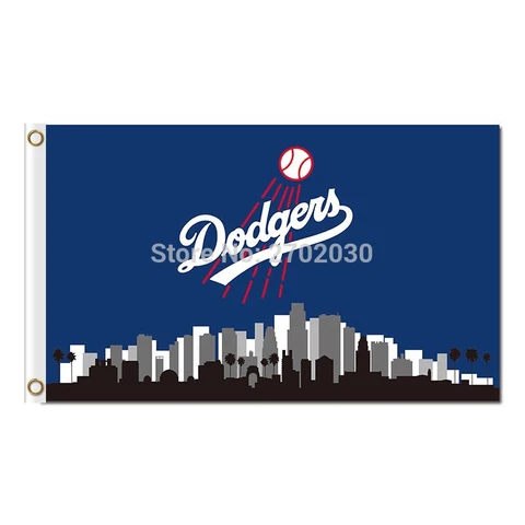 Los Angeles Dodgers 3x5ft Banner Polyester Baseball WorldSeries LAD008 Cover