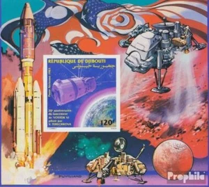 Yibuti Block88B (completa edición) nuevo con goma original 1983 espacio - Imagen 1 de 1