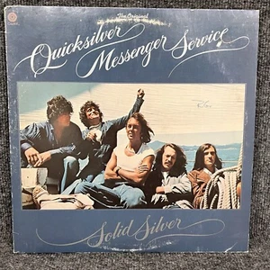 Quicksilver Messenger Service Solid Silver 1975 LP Record Capitol ST-11462 NM/VG - Picture 1 of 8