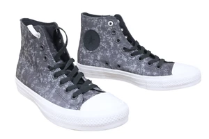 Size 8 Converse Chuck Taylor All Star II HI Almost Black / Pure 153544C - Picture 1 of 7