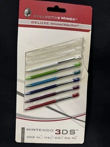 Collective Minds Stylus Pack para Nintendo 3DS Nuevo Blister Abierto 6 Izquierda (f) - Imagen 1 de 3