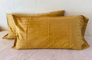 Royal Velvet 500 Thread Count King Pillowcase - Beige Beachcomber Stripe Cotton - Picture 1 of 10