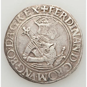 (1521-1564) AUSTRIA FERDINAND I TALER HALL MINT DAV-8026, 39.3MM, 21.81 GRAMS - Picture 1 of 2
