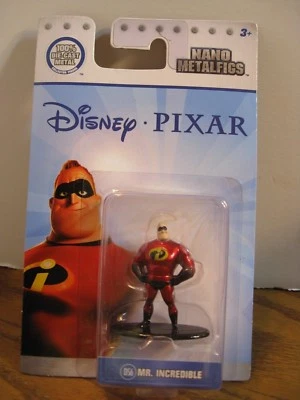 Disney Pixar Nano Metalfigs- Incredibles - Bob - Carded Miniature Figurine- 2017 - Image 1 of 4