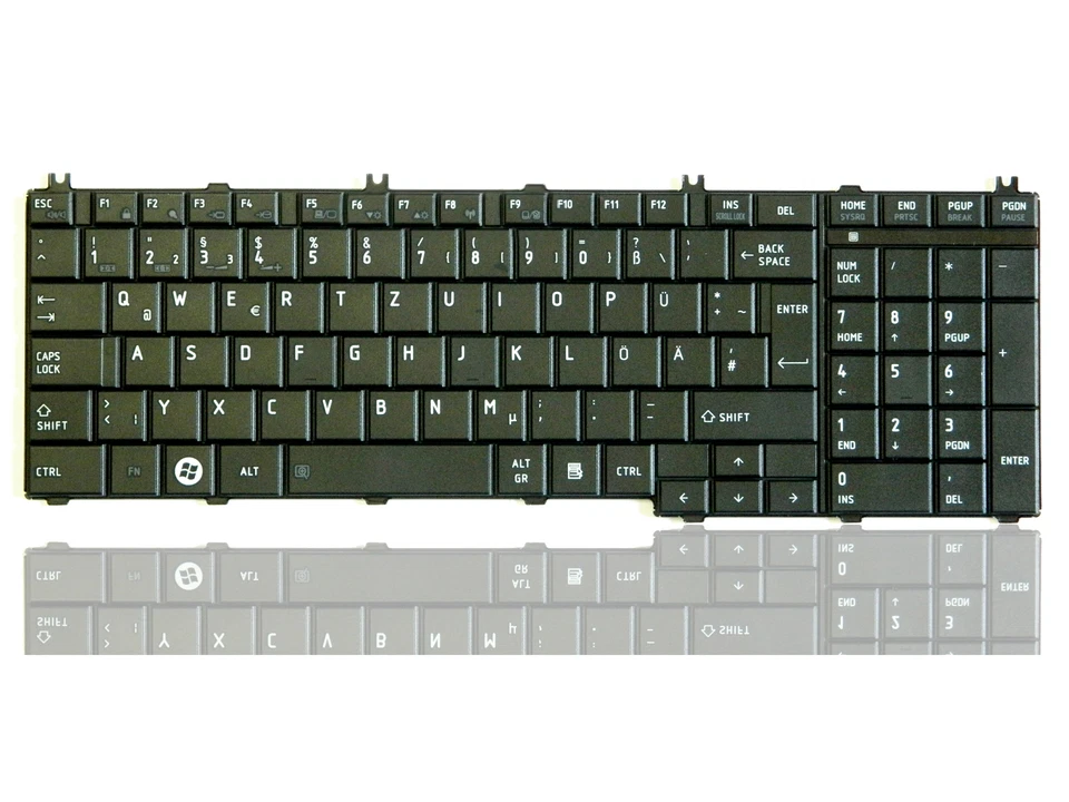 JEJO Toshiba Satellite C650 C650D C660 C660D QWERTZ DE Tastatur NEU 2