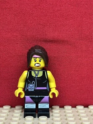 Lego Minifigure - Cardio Carrie (tlm033) 70804 Aerobic 80's *hair Is Glued On*** — 第 1/2 张图片