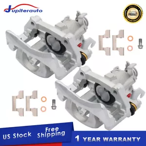 Pair Rear Brake Calipers w/ Metal Piston For 2005-2014 Ford Mustang 2-Door V6 V8 - Foto 1 di 13