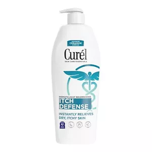 Curel Itch Defense Calming Body Lotion Moisturizer for Dry Itchy Skin Body - Picture 1 of 8