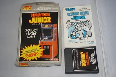 Donkey Kong Junior Jr (Colecovision) Complete In Box - Image 1 of 4