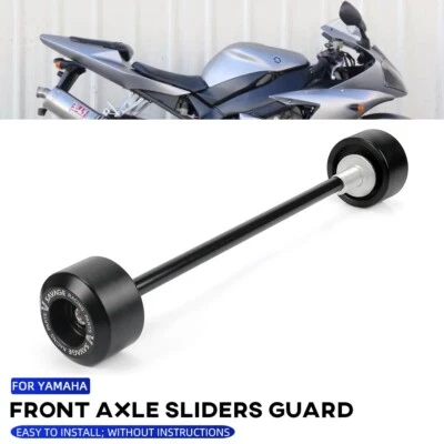 Front Wheel Axle Fork Sliders Protector For YAMAHA TMAX 500/530 YZFR1/R6 FJR1300 - Image 1 of 4