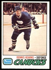 1977-78 O-Pee-Chee Dennis Kearns Vancouver Canucks #175