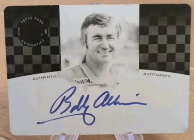 2009 Press Pass Legends Black Printing Plate Auto 1/1 Bobby Allison - Image 1 of 2