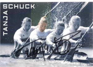 +Autogramm Tanja Schuck Kanutin Originalunterschrift - Bild 1 von 1