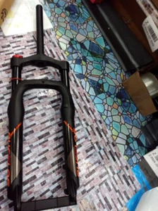BUCKLOS Fat 20*4.0" MTB Air Suspension Fork Snow/Electric/Beach Bike Single - Picture 1 of 16