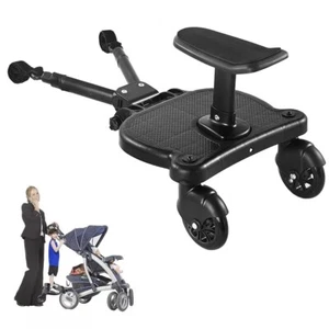 Buggy Board z siedziskiem Kiddy Podnóżek do wózka Deska na kółkach Podwozika - Zdjęcie 1 z 9