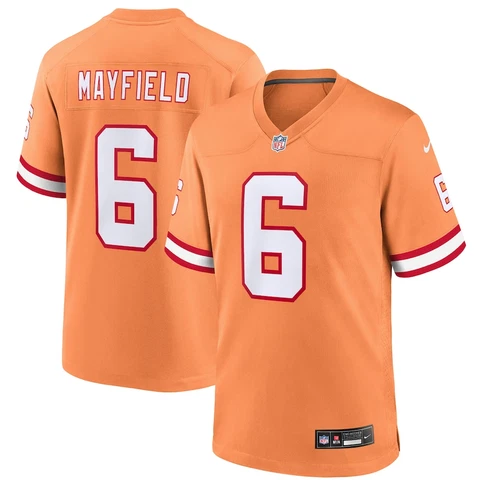 Men's Baker Mayfield #6 "Tampa Bay Buccaneers" Stitched Jersey Cover