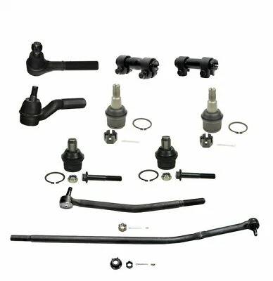 10 Pc Suspension Kit for Ford E-250 E-350 Club Wagon E-350 Super Duty Tie Rods - Image 1 of 4