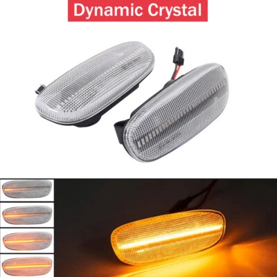 Indicador de luz lateral LED dinámico transparente para Subaru Impreza GC GM 1993-2001 Foto 1 de 4