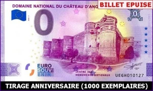 UEGH / DOMAINE DU CHATEAU D'ANGERS / BILLET 0 € / NULL EURO-SCHEIN 2020-1* - Picture 1 of 1