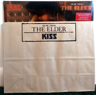 KISS - (Music From) The Elder Vinyl 2022 Clear LP Sealed With Promo Bag - Image 1 of 4