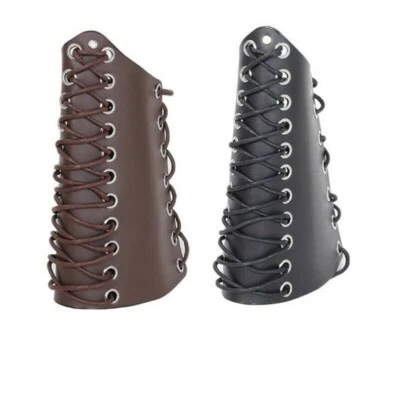 Shooting Archery Bracer Faux PU Leather Arm Guard Armband Protect Hunting - Image 1 of 4