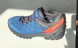Scarpa/scarpa bassa bambino Lowa Ledro GTX LO JR. Blu scuro nuovo - Foto 1 di 2